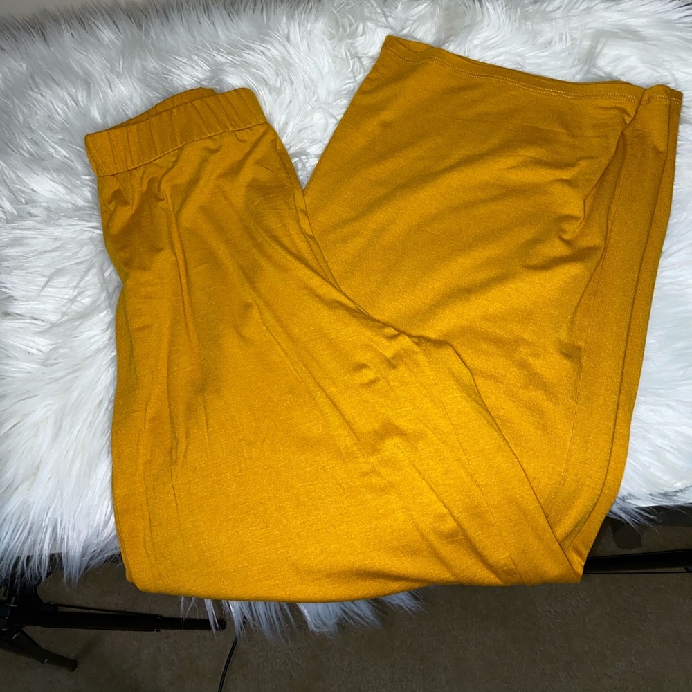 Palazzo Pants - mustard